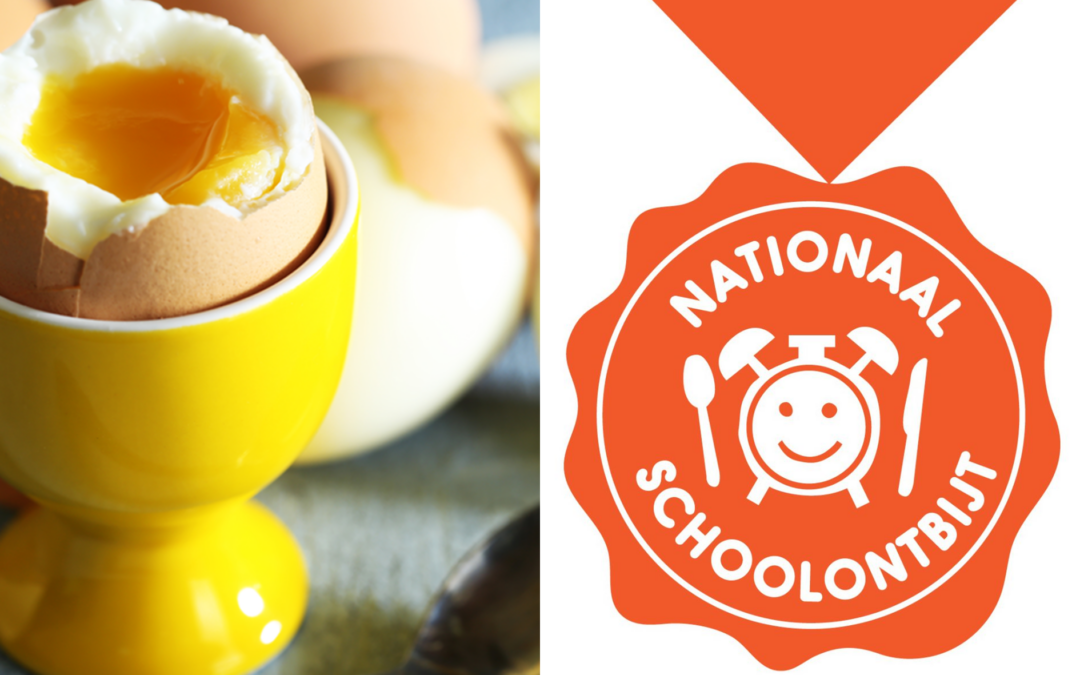 Een ei hoort erbij tijdens het Nationaal schoolontbijt!